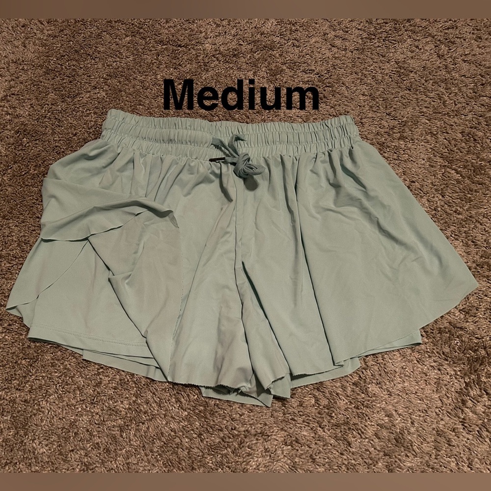 Women's Athletic Shorts - Mint